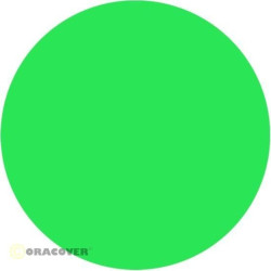 Oracover - Rotolo  2 metri x 60 cm Verde Fluorescente