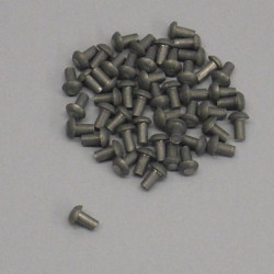 Ribattini Alluminio a Testa Semisferica mm. 2.0 x 3.5 (50)