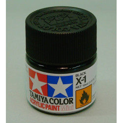 X- 1 Acrylic Gloss Black (10cc)