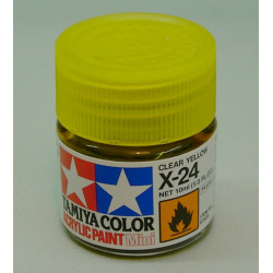 X-24 Acrylic Clear Yellow (10cc)