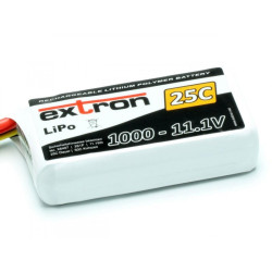 Extron - "X2" 3-1000 11.1V/1000mAh 25/50C Carica 2C Conn. XT60