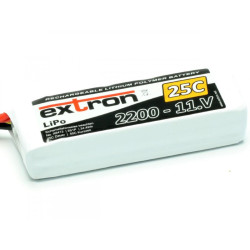 Extron - "X2" 3-2200 11.1V/2200mAh 25/50C Carica 2C Conn. XT60