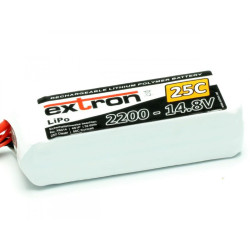Extron - "X2" 4-2200 14.8V/2200mAh 25/50C Carica 2C Conn. XT60