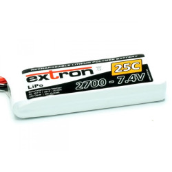 Extron - "X2" 2-2700  7.4V/2700mAh 25/50C Carica 2C Conn. XT60