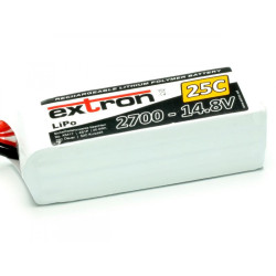 Extron - "X2" 4-2700 14.8V/2700mAh 25/50C Carica 2C Conn. XT60