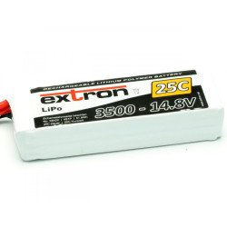 Extron - "X2" 4-3500 14.8V/3500mAh 25/50C Carica 2C Conn. XT90