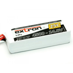 Extron - "X2" 4-4500 14.8V/4500mAh 30/60C Carica 2C Conn. XT90