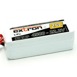 Extron - "X2" 6-4500 22.2V/4500mAh 25/50C Carica 2C Conn. XT90