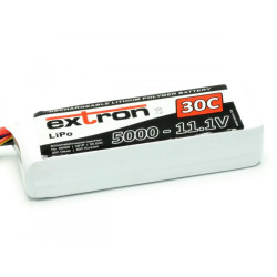 Extron - "X2" 3-5000 11.1V/5000mAh 30/60C Carica 2C Conn. XT90