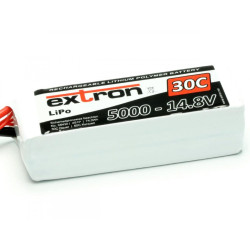 Extron - "X2" 4-5000 14.8V/5000mAh 30/60C Carica 2C Conn. XT90