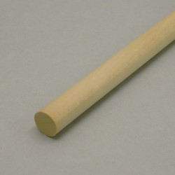Tiglio - Listello rotondo mm.  2 x 1000