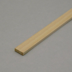 Tiglio - Listello rettangolare mm.  1 x  3 x 1000