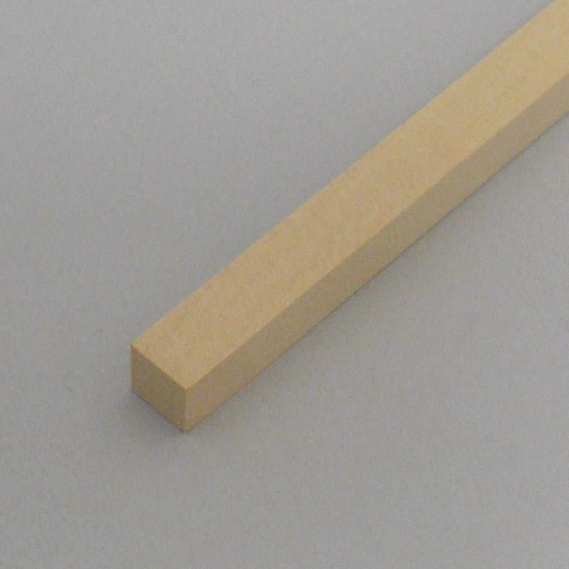Tiglio - Listello quadrato mm.  5 x  5 x 1000