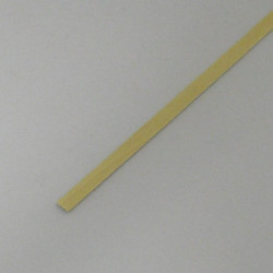 Tiglio - Listello rettangolare mm.  1 x  2 x 1000 Giallo