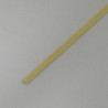 Tiglio - Listello rettangolare mm.  1 x  2 x 1000 Giallo