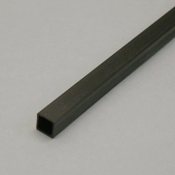 Carbonio - Tubo Quadro mm.  6.0 x  6.0 x 1000 a fibra diritta