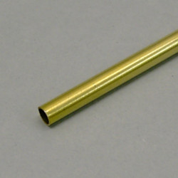 Ottone - Tubo mm.  6.35 x  5.57 x  304.8 (1-4" x 7-32" x 12")